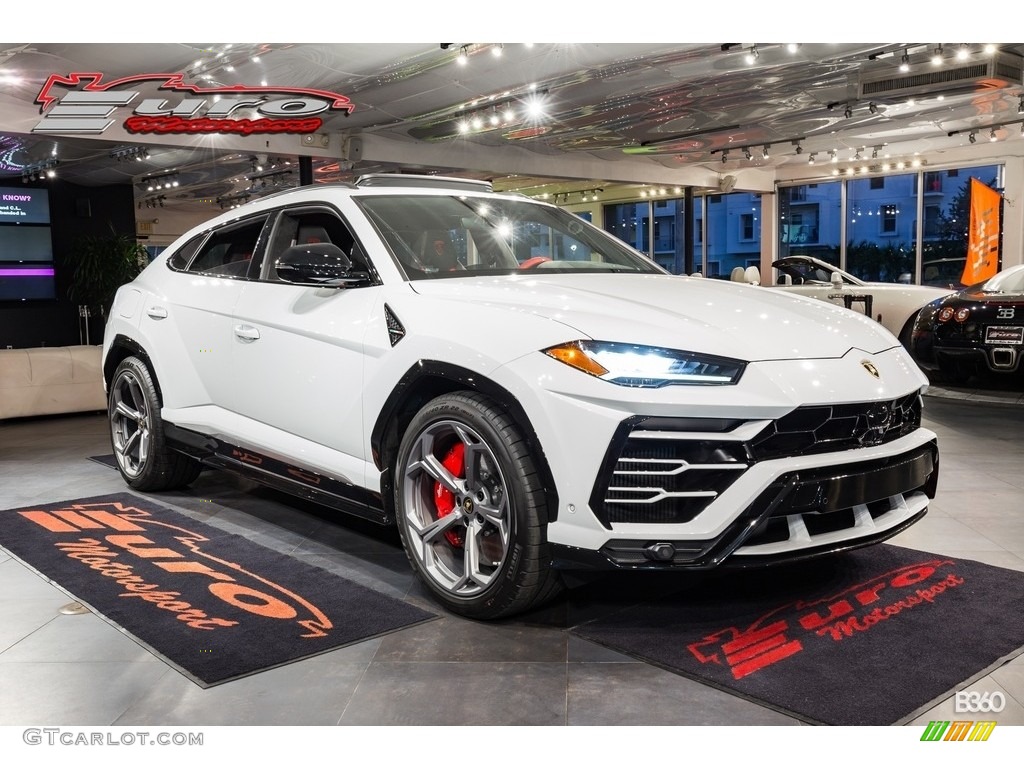 2019 Urus AWD - Bianco Icarus Metallic / Arancio Leonis/Nero Ade photo #45