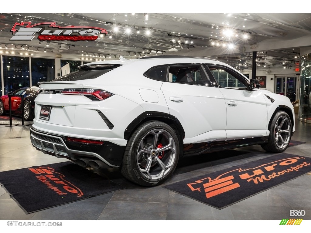 2019 Urus AWD - Bianco Icarus Metallic / Arancio Leonis/Nero Ade photo #47