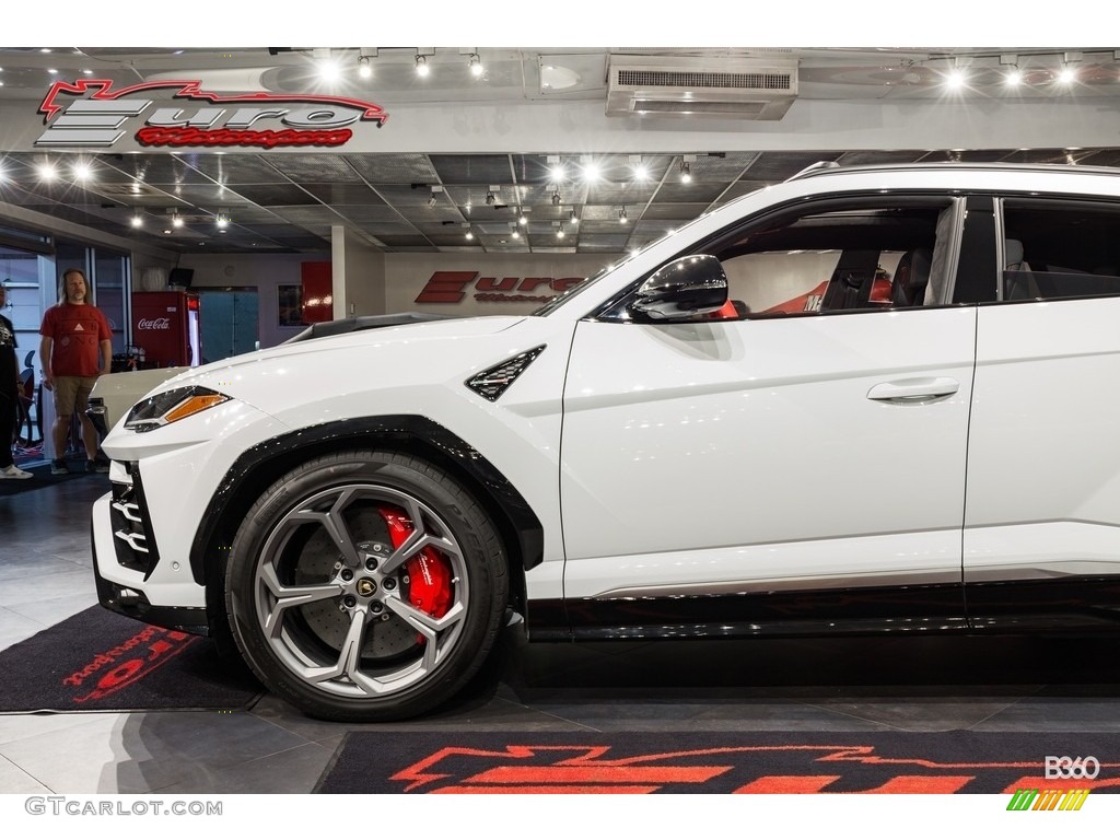 2019 Urus AWD - Bianco Icarus Metallic / Arancio Leonis/Nero Ade photo #51