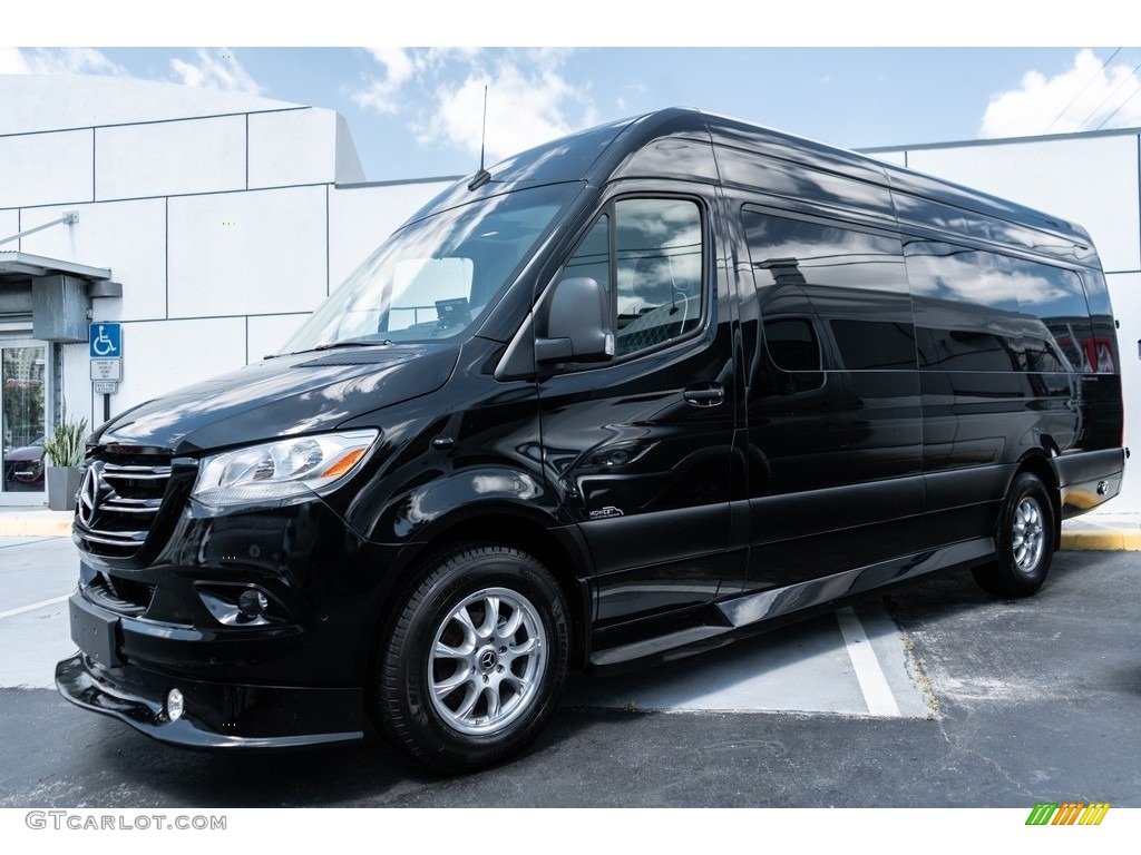 2019 Sprinter 3500XD Passenger Conversion - Jet Black / Black photo #1