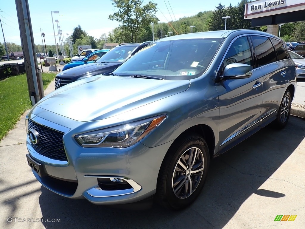 2019 QX60 Pure AWD - Hagane Blue / Graphite photo #2