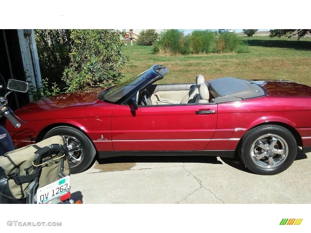 1993 Allante Convertible - Pearl Red / Natural Beige photo #1