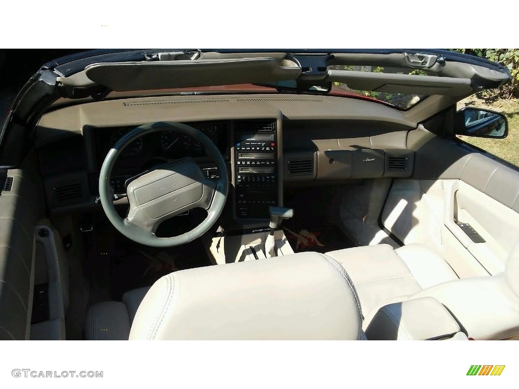 1993 Allante Convertible - Pearl Red / Natural Beige photo #3