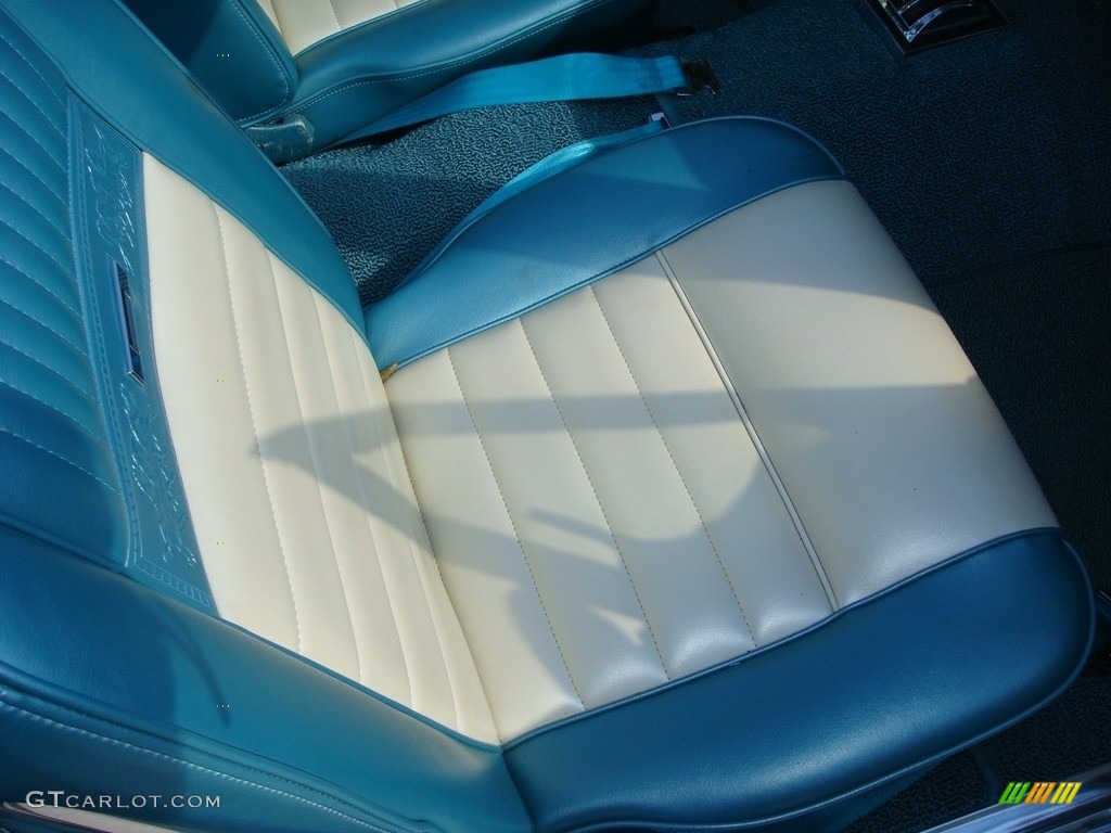 Turquoise Interior 1966 Ford Mustang Convertible Photo #138652959