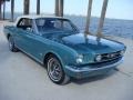 1966 Tahoe Turquoise Ford Mustang Convertible  photo #28