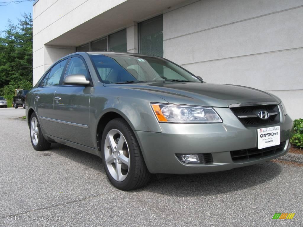 2008 Sonata Limited - Natural Khaki Green / Beige photo #1