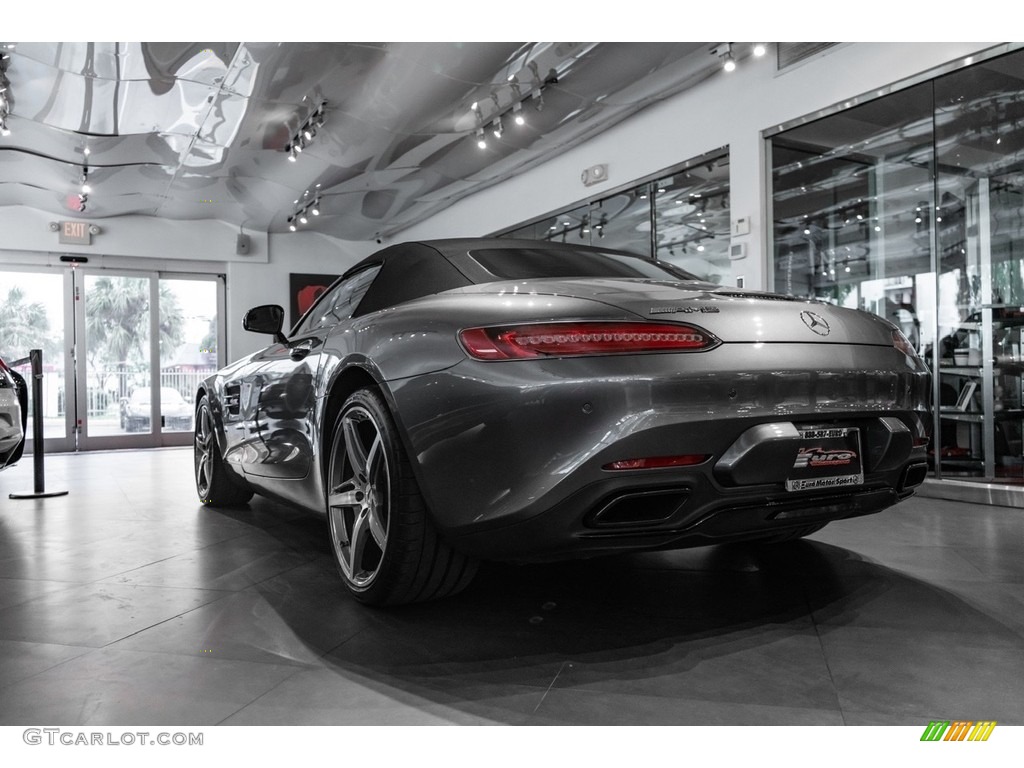 2019 AMG GT Roadster - Selenite Grey Metallic / Red Pepper/Black photo #7