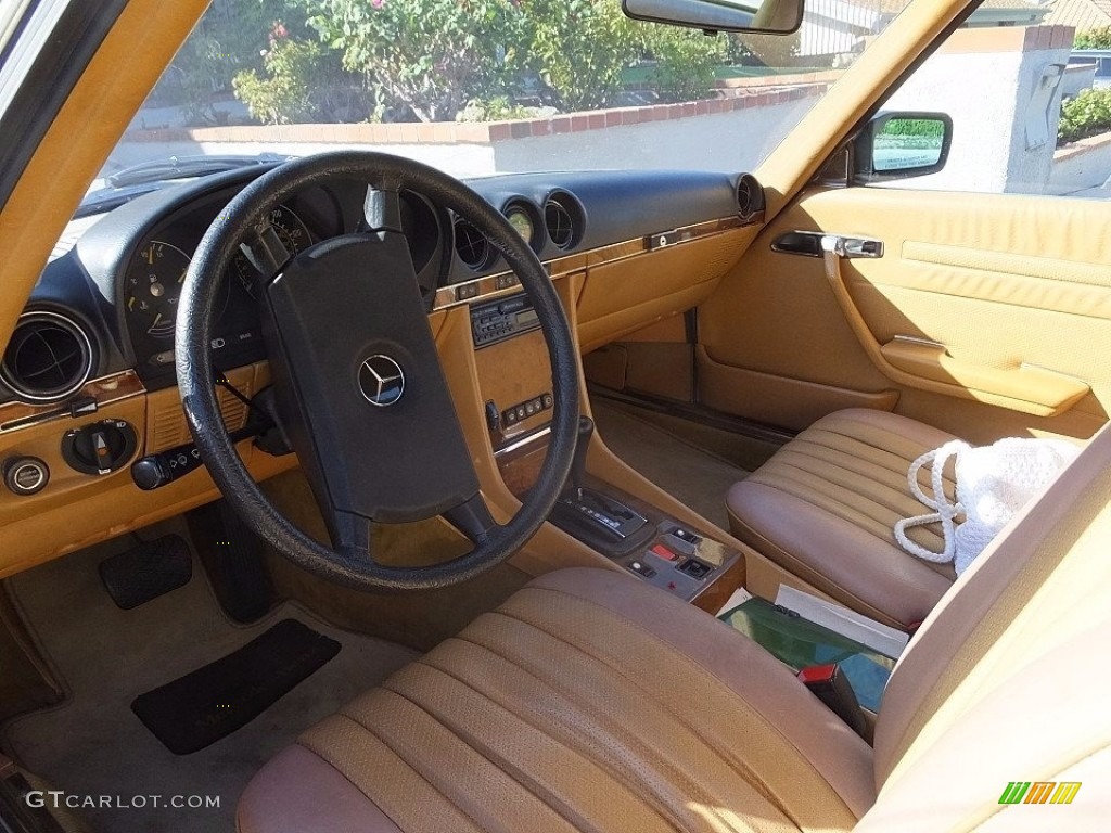 Palamino Interior 1984 Mercedes-Benz SL Class 380 SL Roadster Photo #138653838