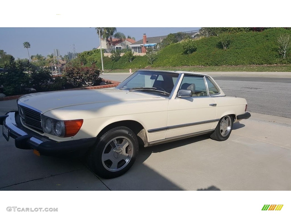 Light Ivory 1984 Mercedes-Benz SL Class 380 SL Roadster Exterior Photo #138654042