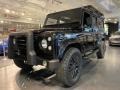 Santorini Black Metallic 1987 Land Rover Defender Arkonik Restoration 110 Hardtop Exterior