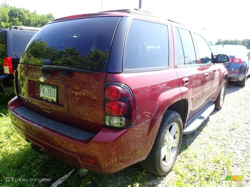 2009 TrailBlazer LT 4x4 - Red Jewel / Gray photo #2