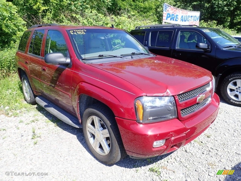 2009 TrailBlazer LT 4x4 - Red Jewel / Gray photo #3