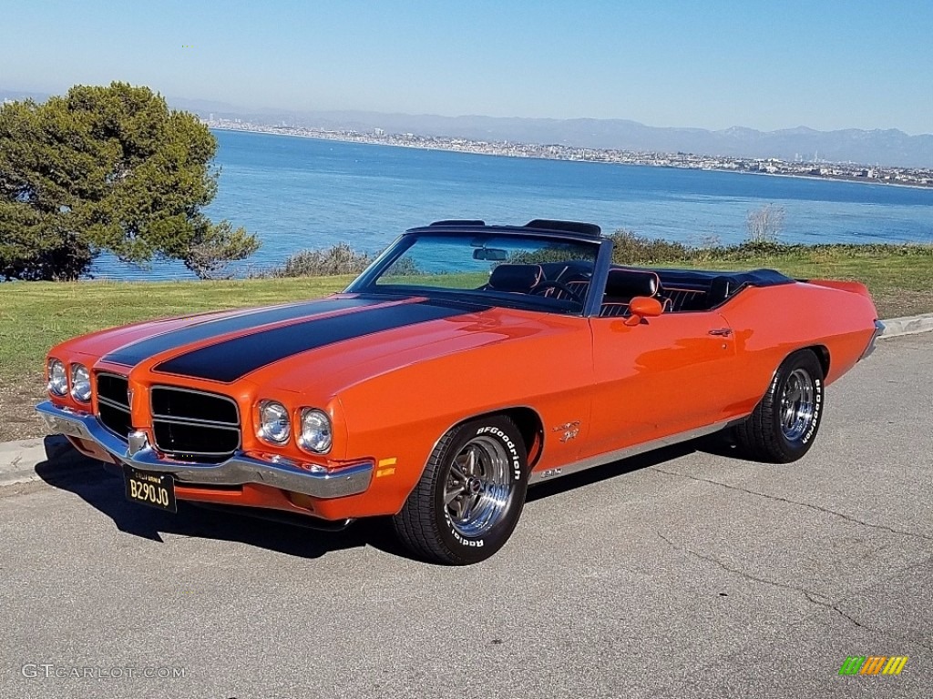 Sundance Orange 1972 Pontiac LeMans Sport Convertible Exterior Photo #138654679