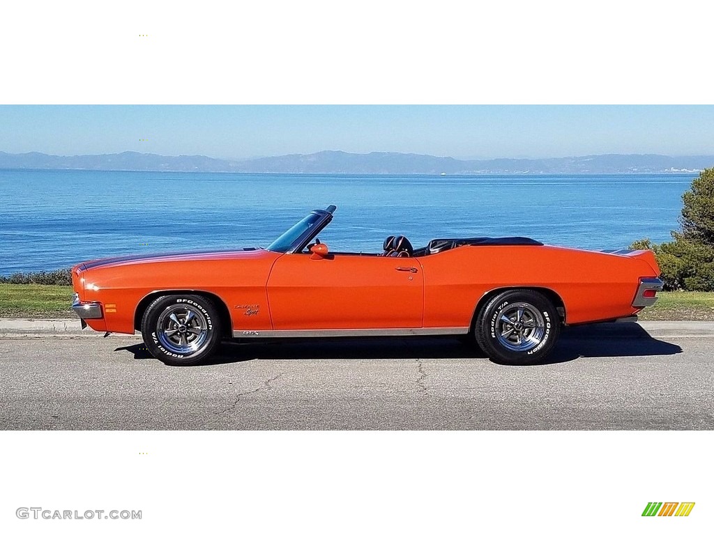 Sundance Orange 1972 Pontiac LeMans Sport Convertible Exterior Photo #138654954