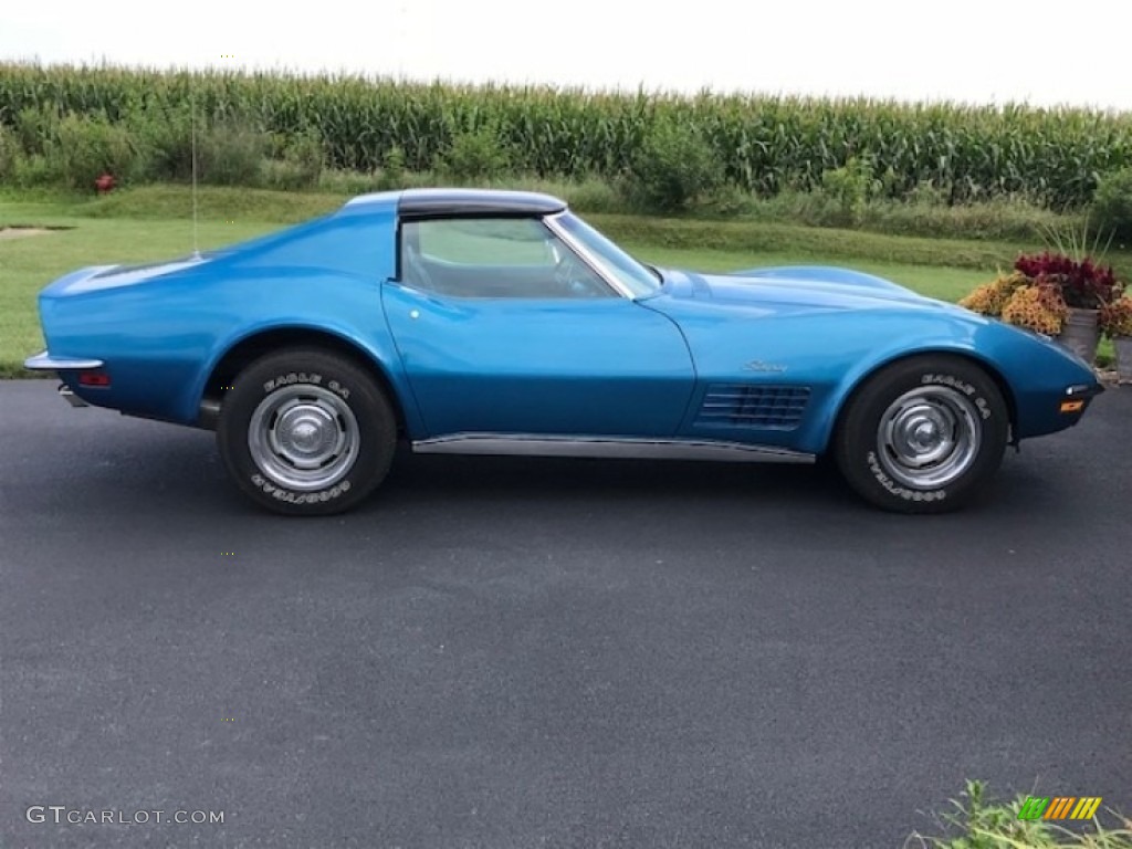 Mulsanne Blue 1970 Chevrolet Corvette Stingray Sport Coupe Exterior Photo #138655368