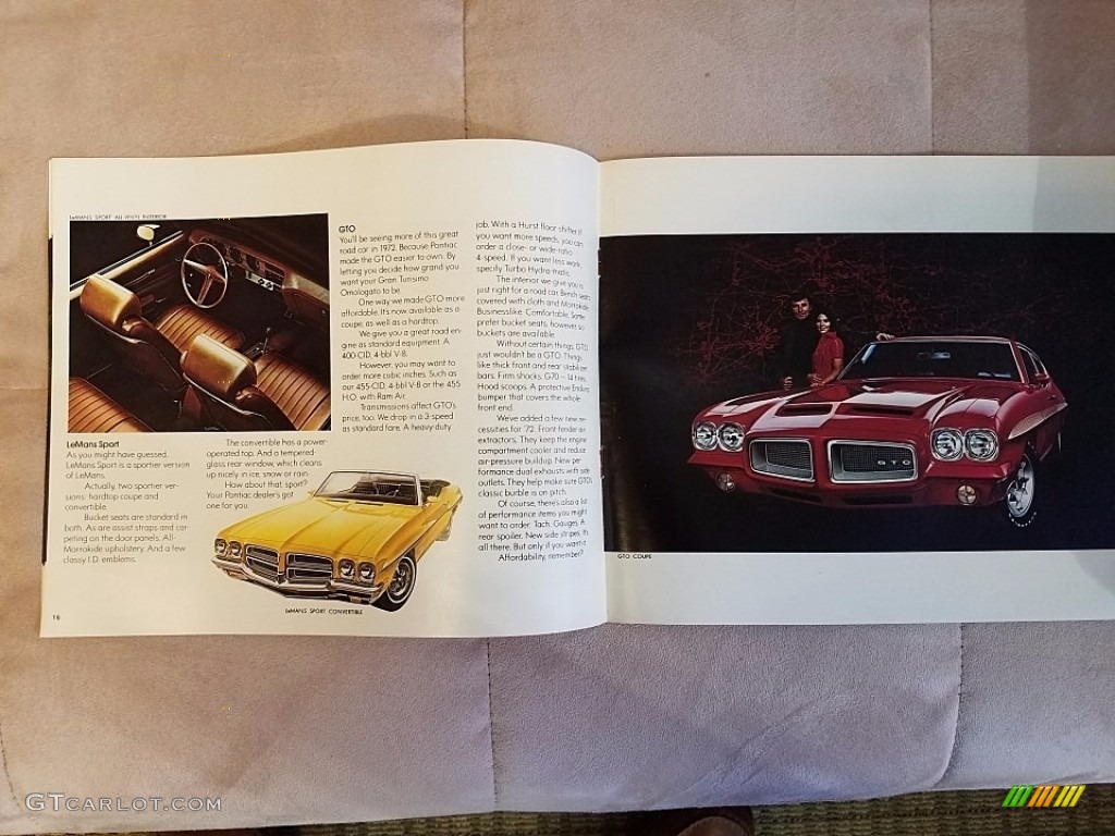 1972 Pontiac LeMans Sport Convertible Books/Manuals Photo #138655476