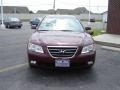 2009 Dark Cherry Red Hyundai Sonata SE V6  photo #2