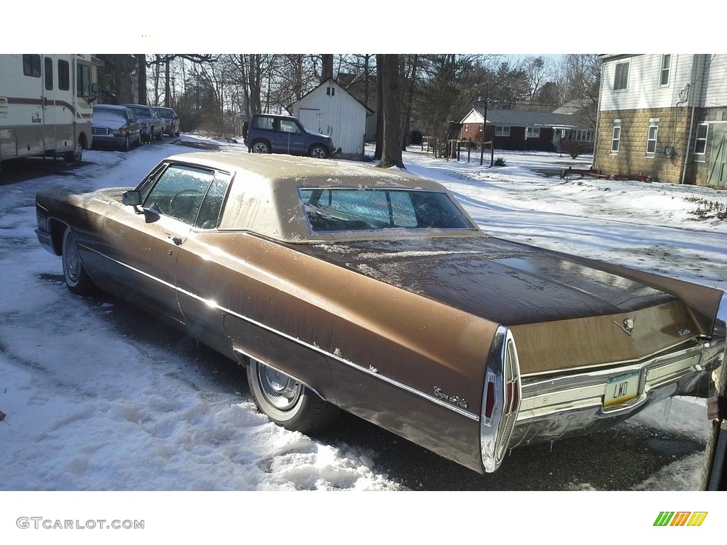 Chestnut Brown 1968 Cadillac DeVille Coupe Exterior Photo #138656736