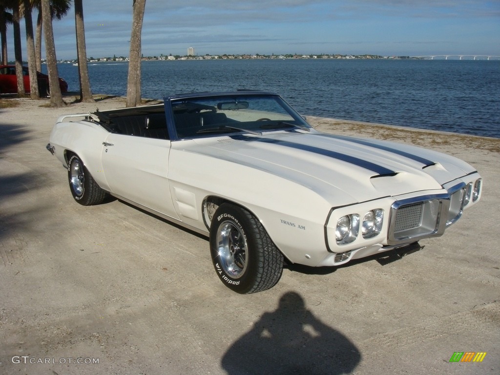 White Pontiac Firebird