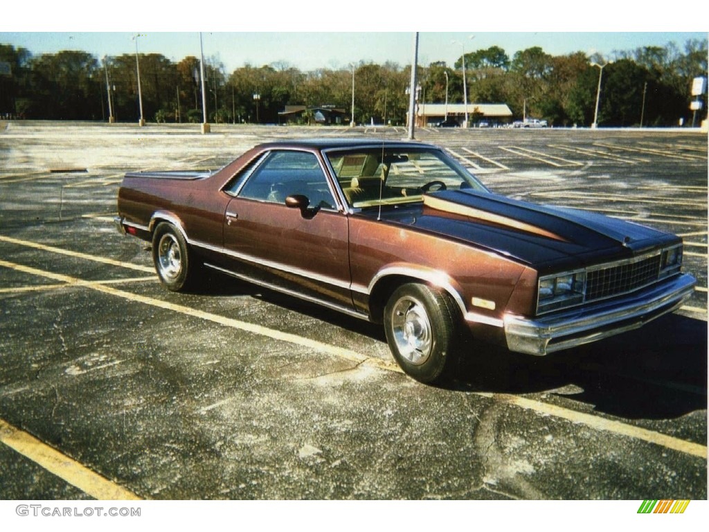 Dark Brown Metallic 1984 Chevrolet El Camino Conquista Exterior Photo #138657027