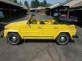 Sunshine Yellow 1973 Volkswagen Thing Type 181 Exterior