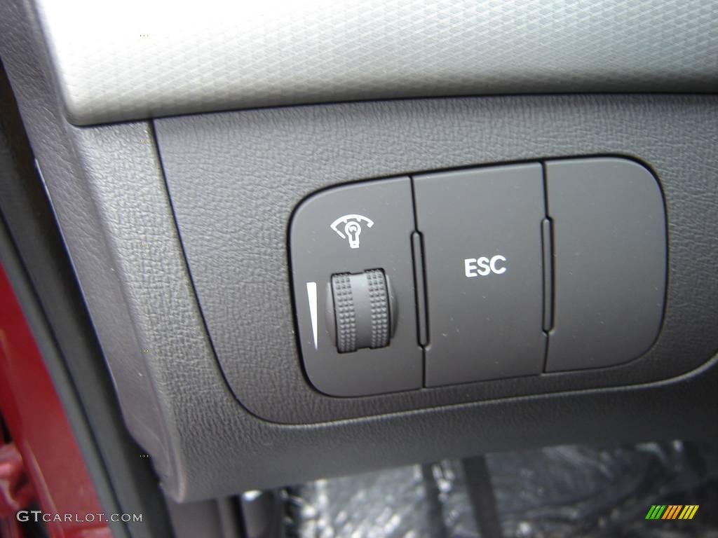 2009 Sonata SE V6 - Dark Cherry Red / Gray photo #19