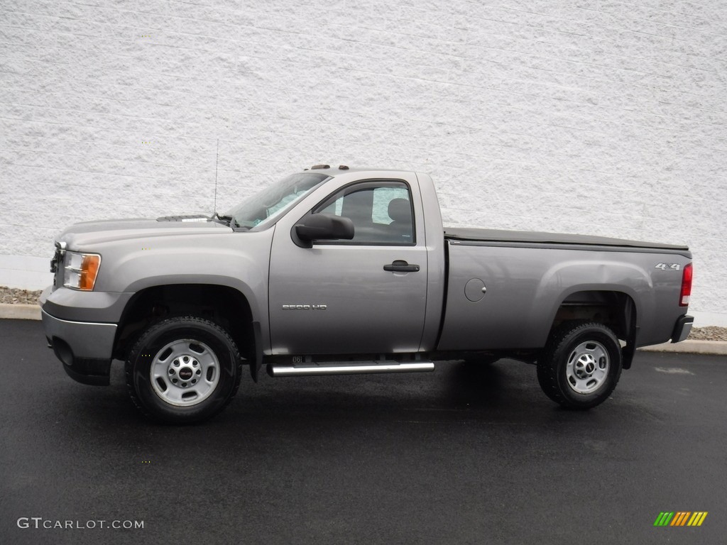 2014 Sierra 2500HD Regular Cab 4x4 - Steel Gray Metallic / Dark Titanium photo #2