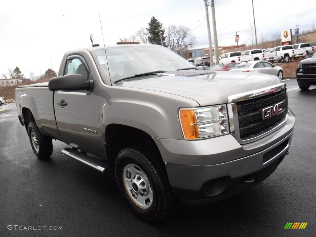 2014 Sierra 2500HD Regular Cab 4x4 - Steel Gray Metallic / Dark Titanium photo #7