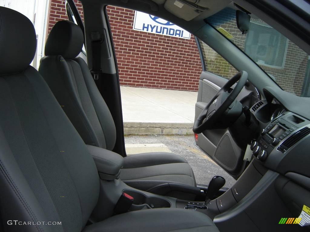 2009 Sonata SE V6 - Slate Blue / Gray photo #13