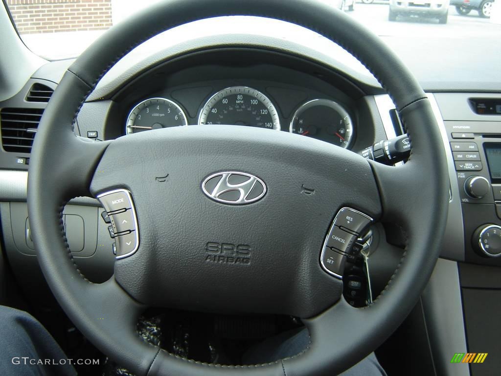 2009 Sonata SE V6 - Slate Blue / Gray photo #21