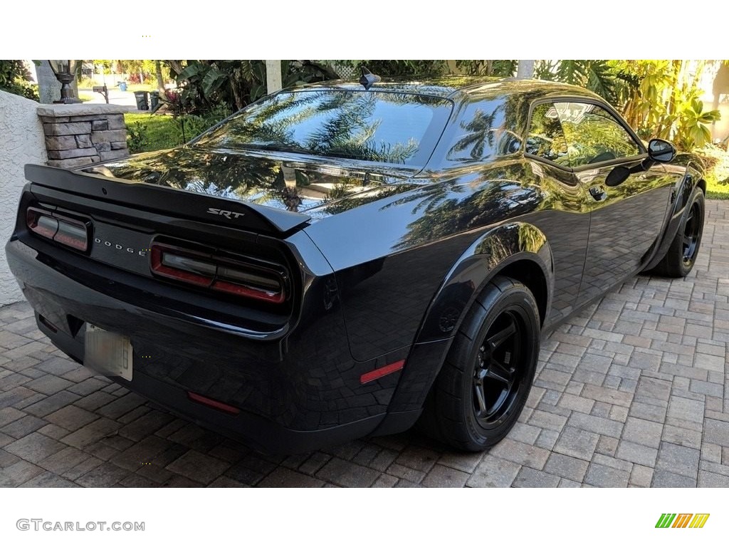 2018 Challenger SRT Demon - Maximum Steel Metallic / Black photo #13