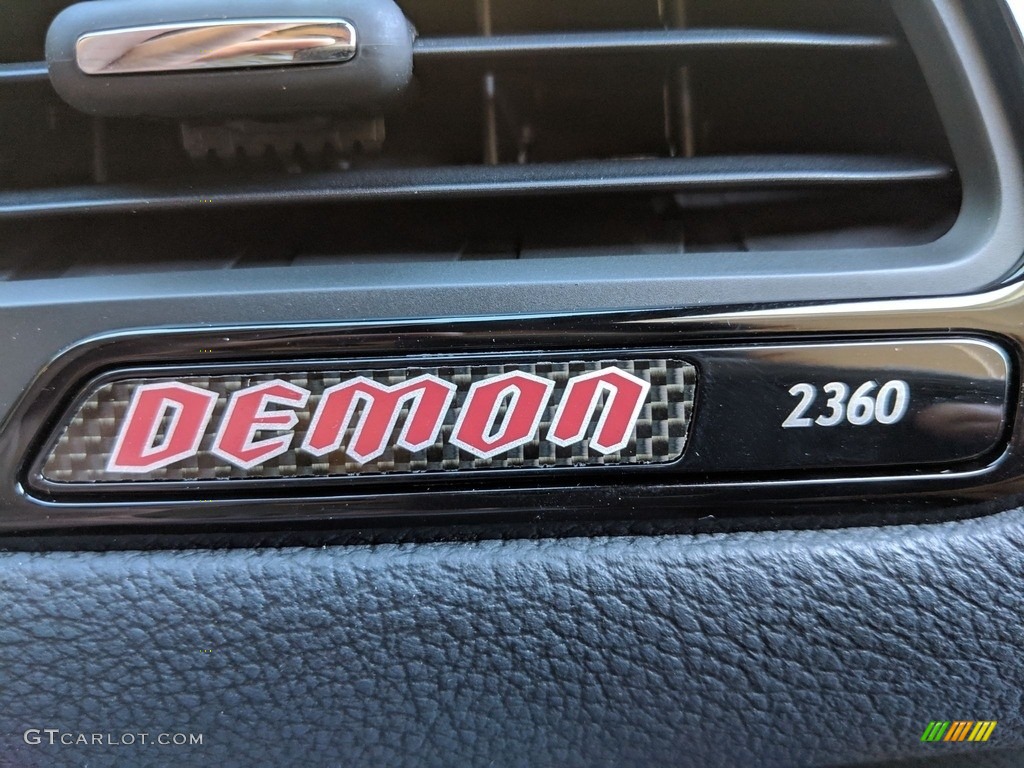 2018 Dodge Challenger SRT Demon Marks and Logos Photo #138660225