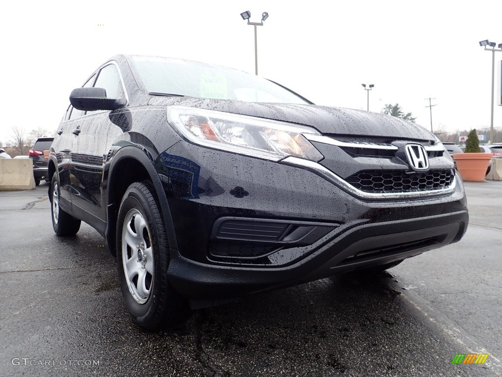 2016 CR-V LX AWD - Crystal Black Pearl / Black photo #12