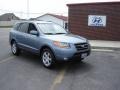 2009 Silver Blue Hyundai Santa Fe SE  photo #1