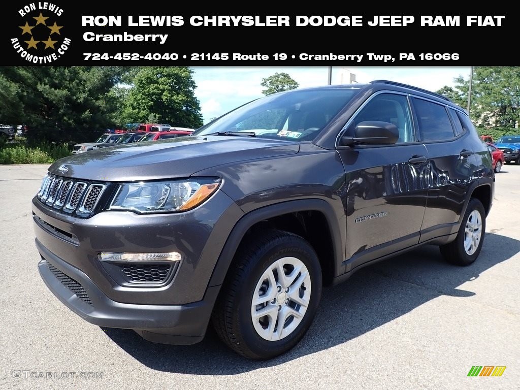 2020 Compass Sport 4x4 - Granite Crystal Metallic / Black photo #1