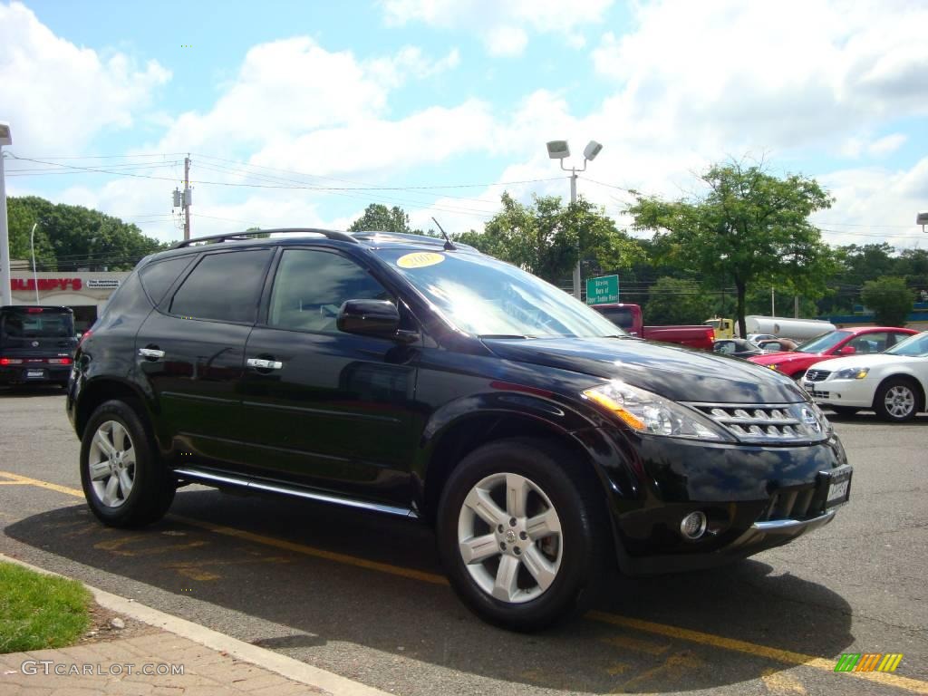 2007 Murano SL AWD - Super Black / Charcoal photo #13