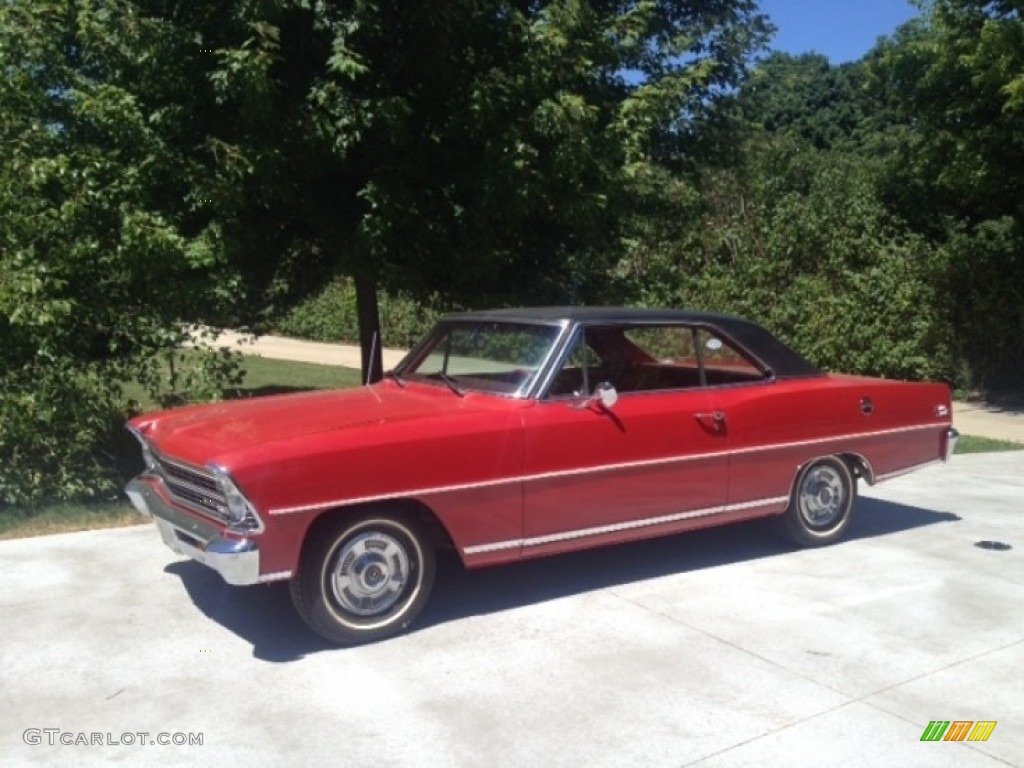 Bolero Red 1967 Chevrolet Chevy II Nova Super Sport Coupe Exterior Photo #138663474