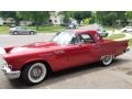 Flames Red 1957 Ford Thunderbird Standard Thunderbird Model Exterior