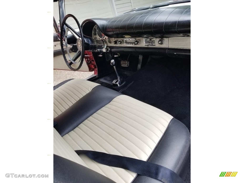 Black/White Interior 1957 Ford Thunderbird Standard Thunderbird Model Photo #138663906
