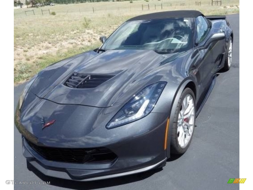 2018 Corvette Z06 Convertible - Watkins Glen Gray Metallic / Gray photo #1