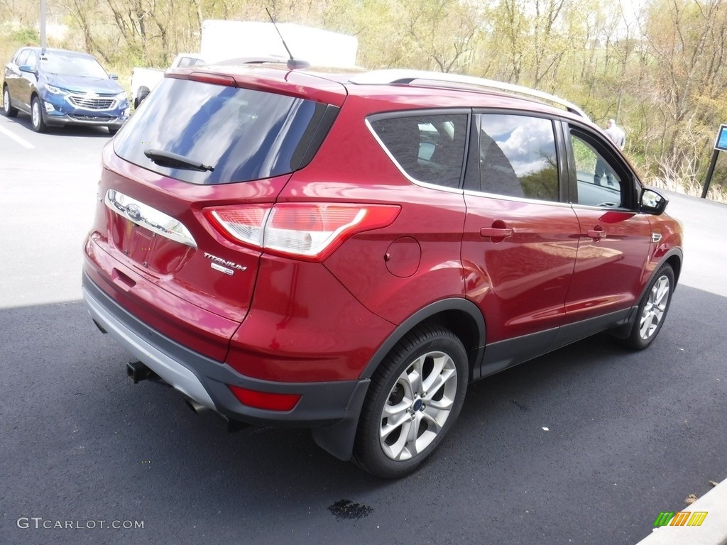 2016 Escape Titanium 4WD - Ruby Red Metallic / Charcoal Black photo #8