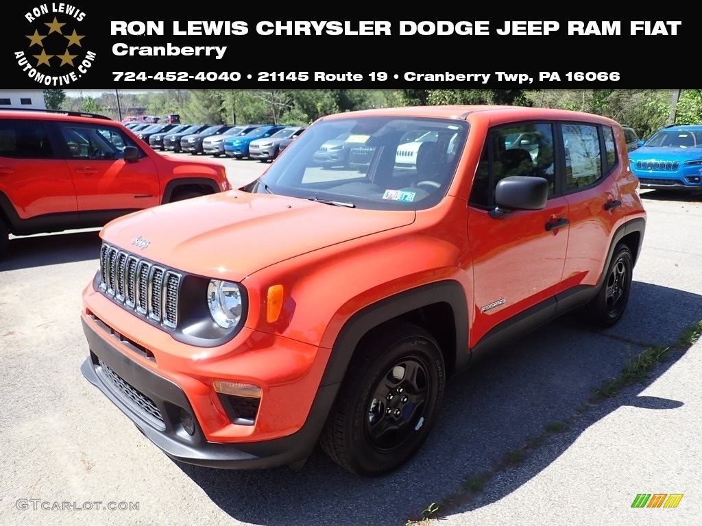 Omaha Orange Jeep Renegade