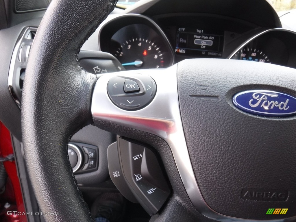 2016 Escape Titanium 4WD - Ruby Red Metallic / Charcoal Black photo #26