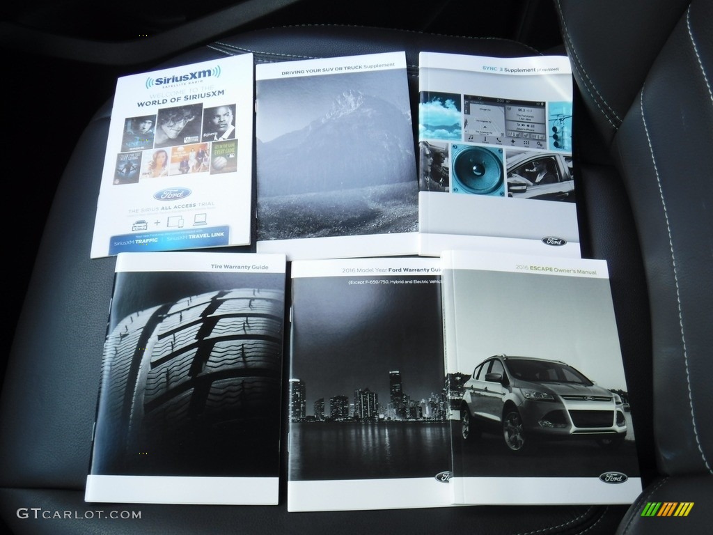 2016 Escape Titanium 4WD - Ruby Red Metallic / Charcoal Black photo #37