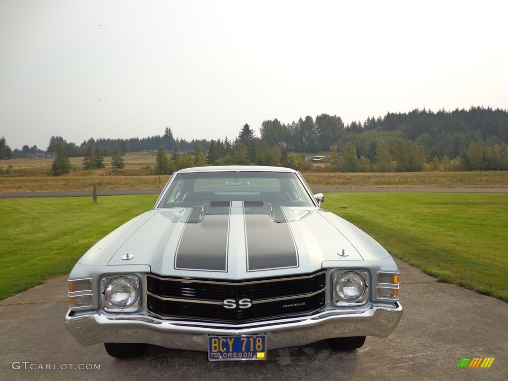 1971 Chevelle SS 454 - Nevada Silver / Black photo #7