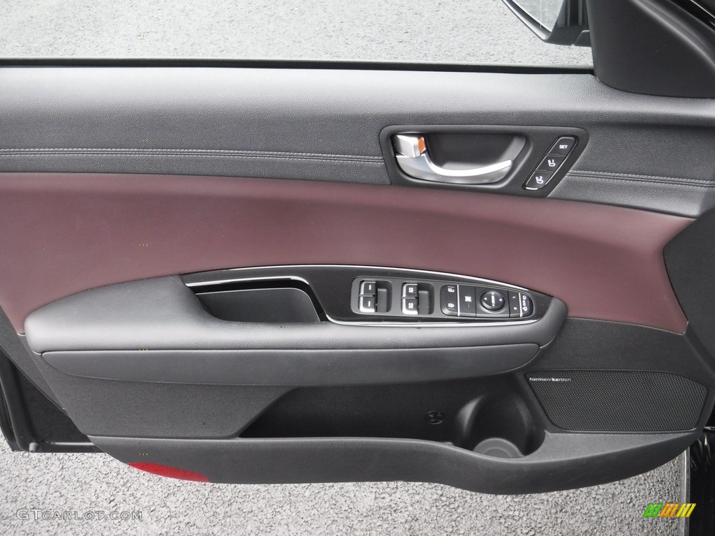 2018 Kia Optima SX Aubergine Door Panel Photo #138666369