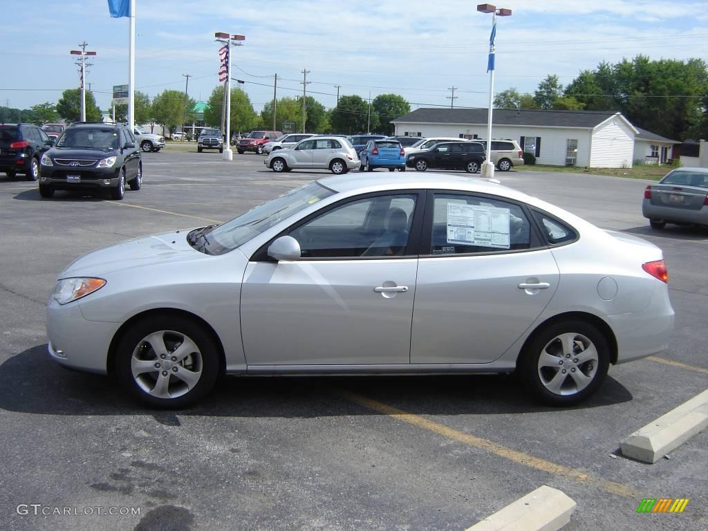 2009 Elantra SE Sedan - Quicksilver / Black photo #4