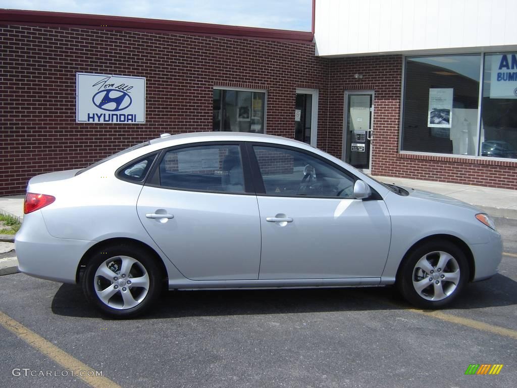 2009 Elantra SE Sedan - Quicksilver / Black photo #8