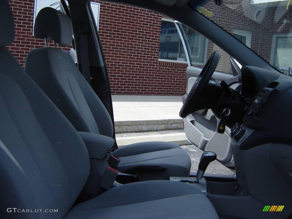 2009 Elantra SE Sedan - Quicksilver / Black photo #12