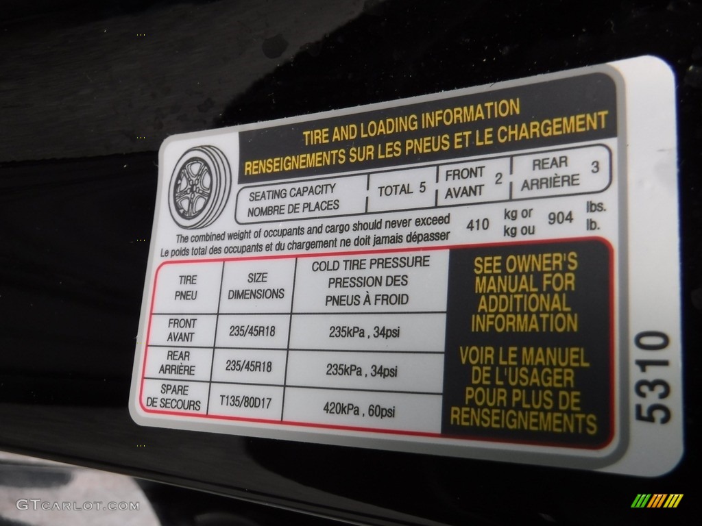 2018 Kia Optima SX Info Tag Photos